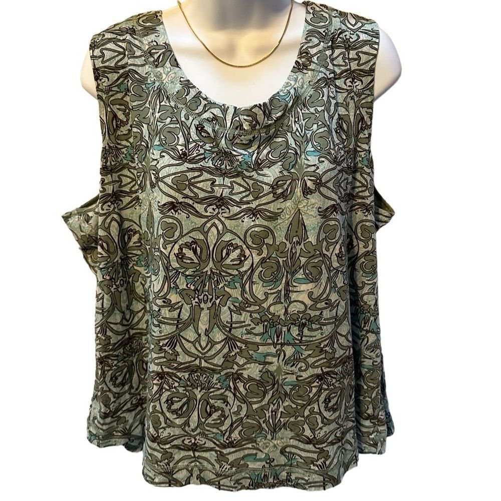 Scott Taylor Sleeveless Shirt Woman’s size 2X